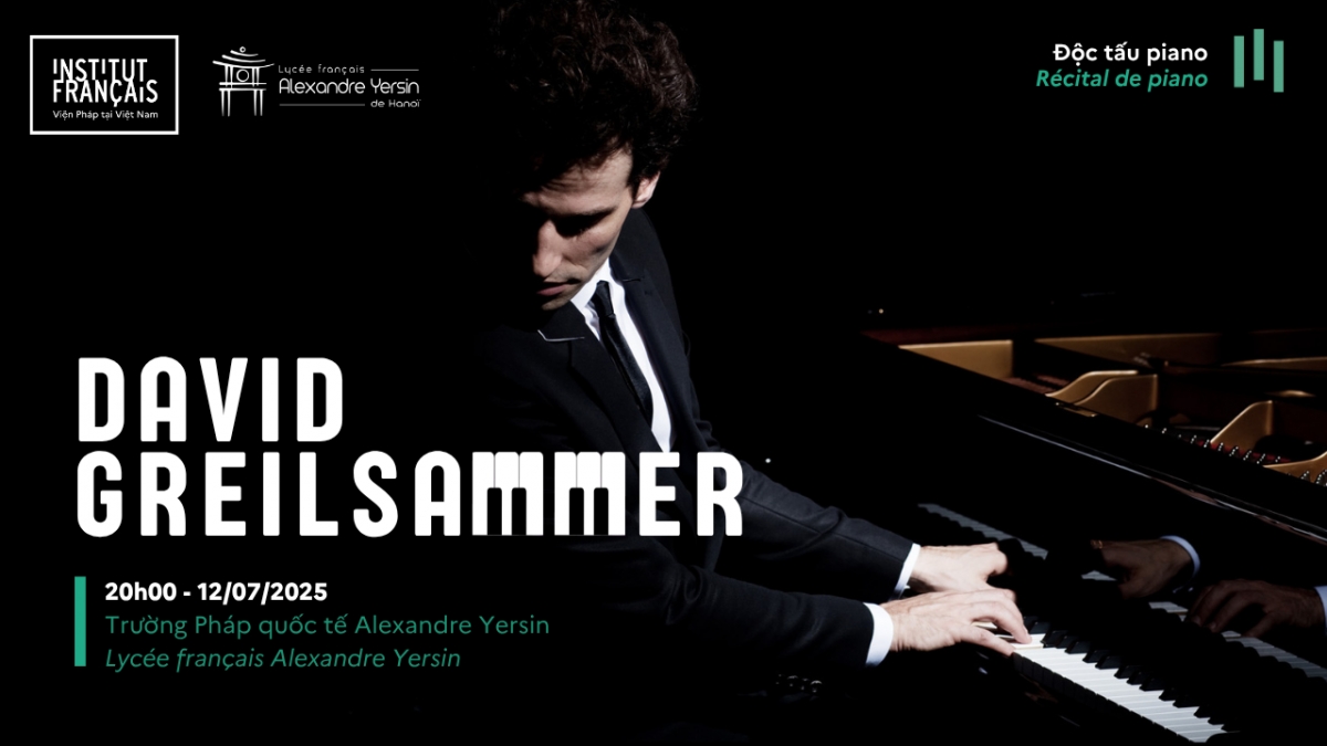 French pianist David Greilsammer returns to Vietnam for solo recital